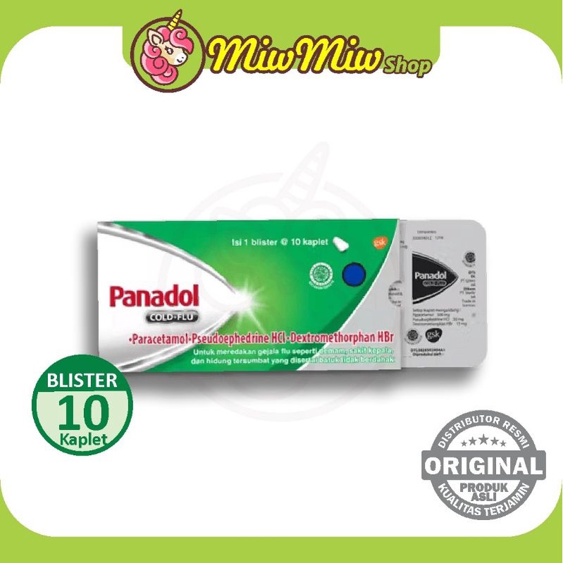 Panadol 1 blister @ 10 kaplet