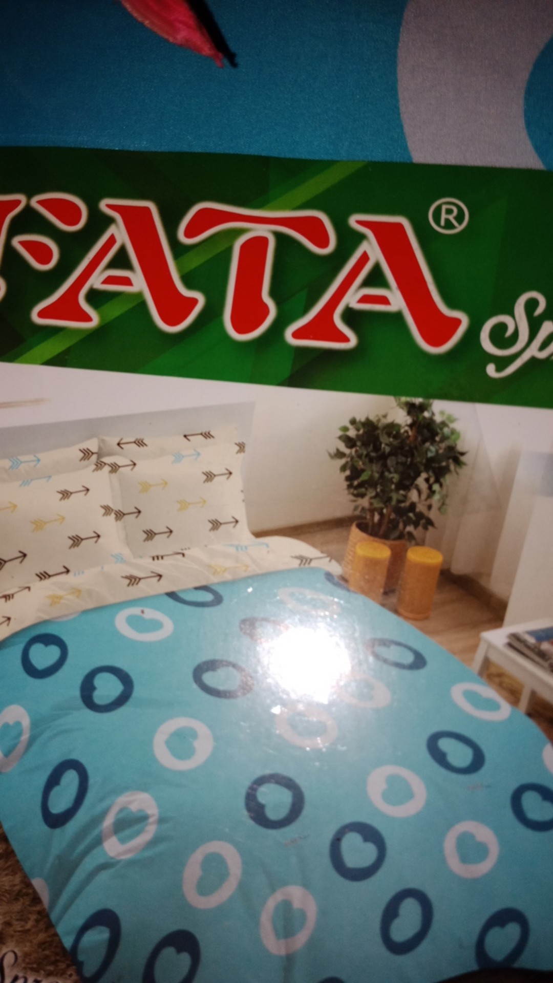 Fata - Sprei Queen Flat 160x200cm Motif Oracle