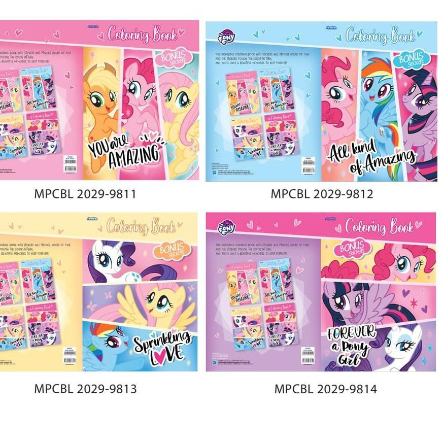 0s Coloring Book My Little Pony / Buku Mewarnai Large Adinata B0023 9MJ