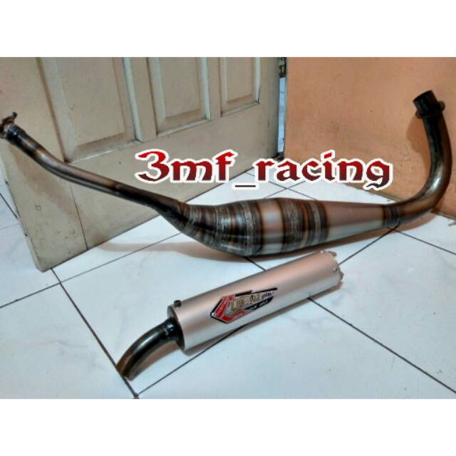 Knalpot racing creampie satria 2tak