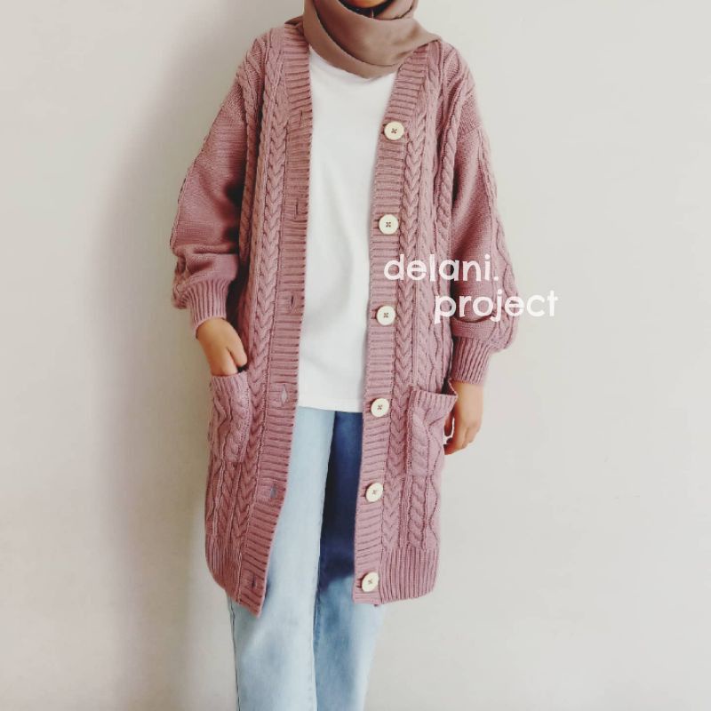 GHANA LONG OUTER DELANI.PROJECT | CARDIGAN RAJUT