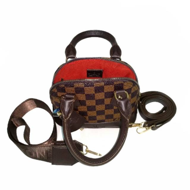 Tas Lv alma mini damier grosir tas import batam slempang termurah UK 18 tas kondangan