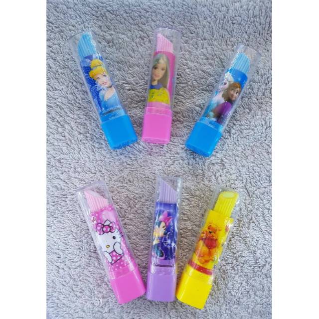 

018 - Penghapus model lipstik karakter