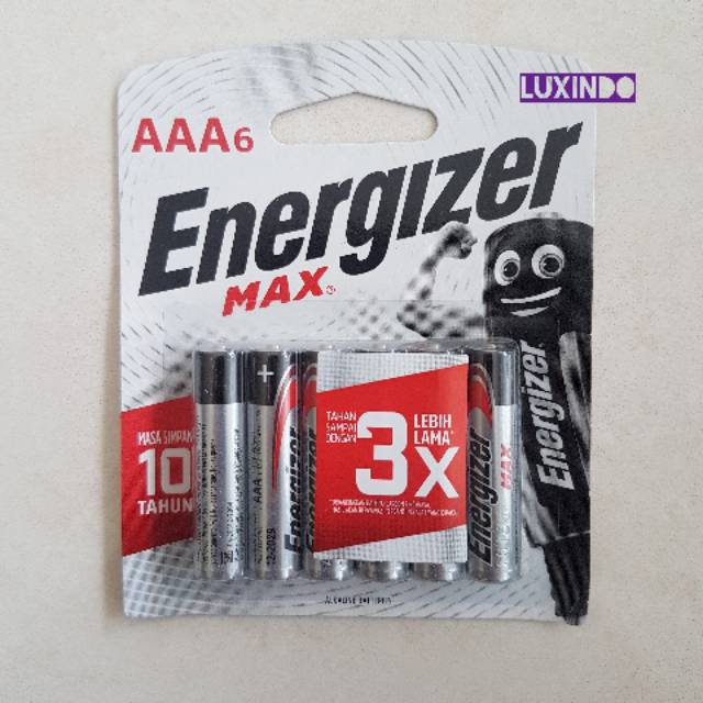 Baterai/Battery/Batere Energizer Max AA | AAA isi 6 pcs 1.5V - BB - BB