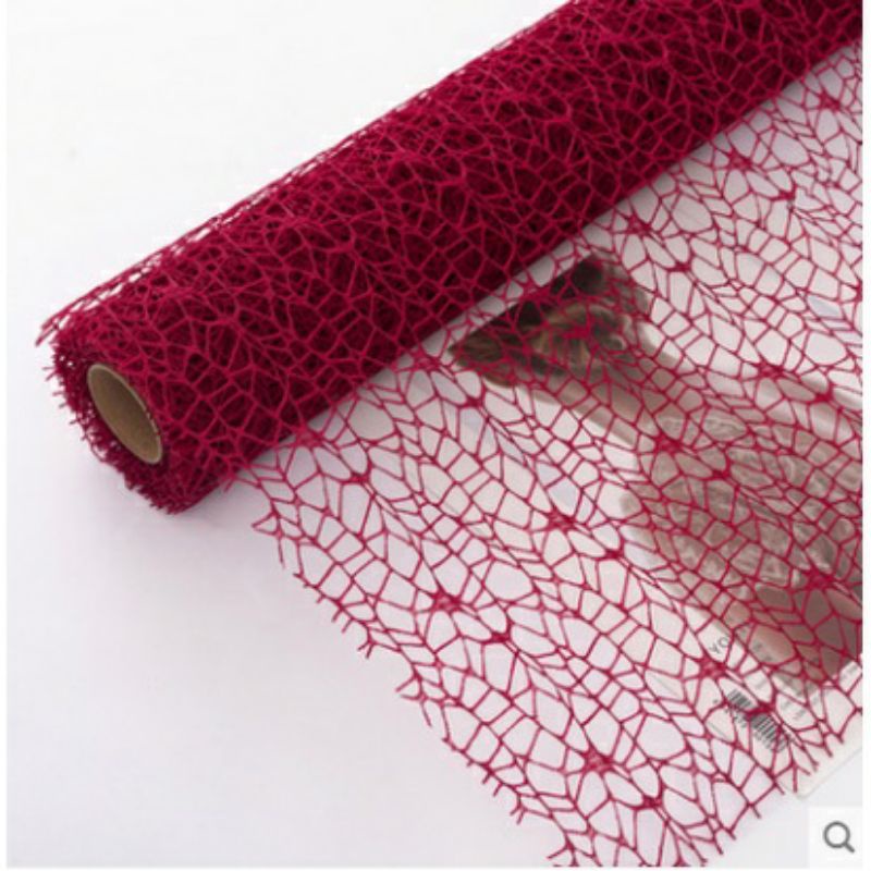 50x50Flower Mesh Korean Jaring Besar / Polynet / Outer Flower Wrapping / Bungkus Bunga / Buket Bunga
