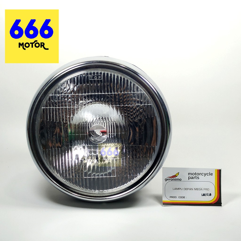 666MOTOR LAMPU DEPAN / REFLEKTOR MEGA PRO