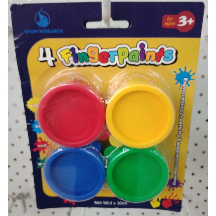 

Finger Paints 4Warna 30ml (Non-Toxic)