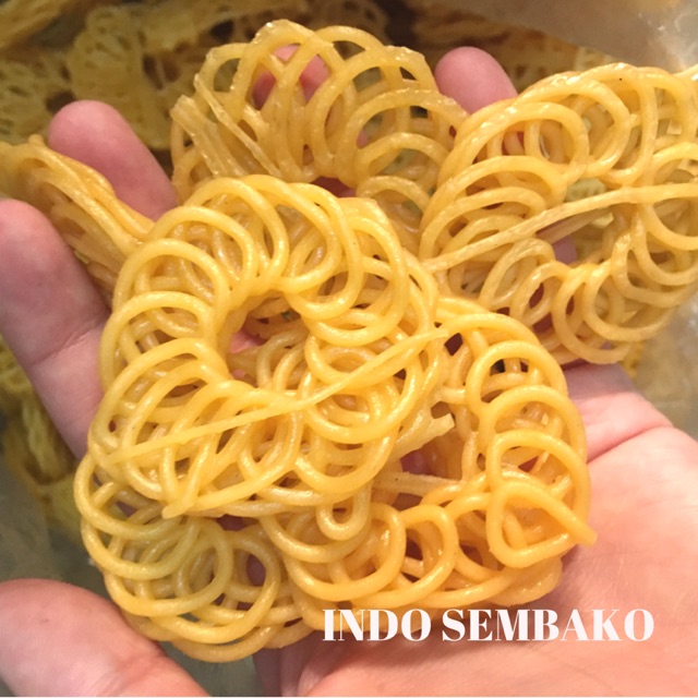 Kerupuk Mawar Kuning Rasa Bawang 5kg / Krupuk Mawar Kuning cap Kuda Pony / Krupuk Mawar Sidoarjo