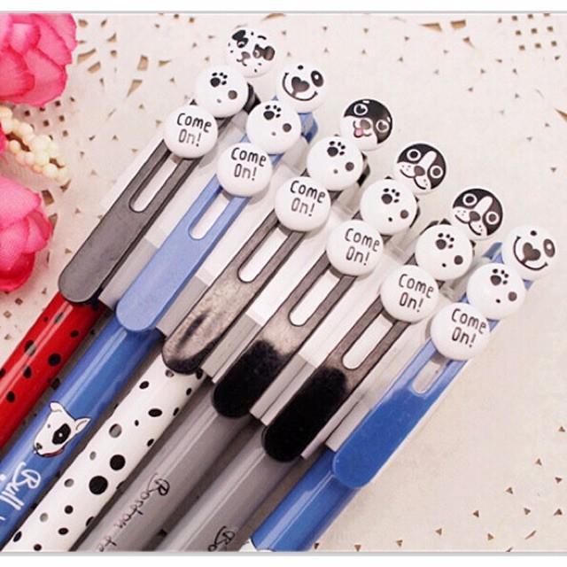 

Pulpen Gel Anjing Polkadot 0,35mm