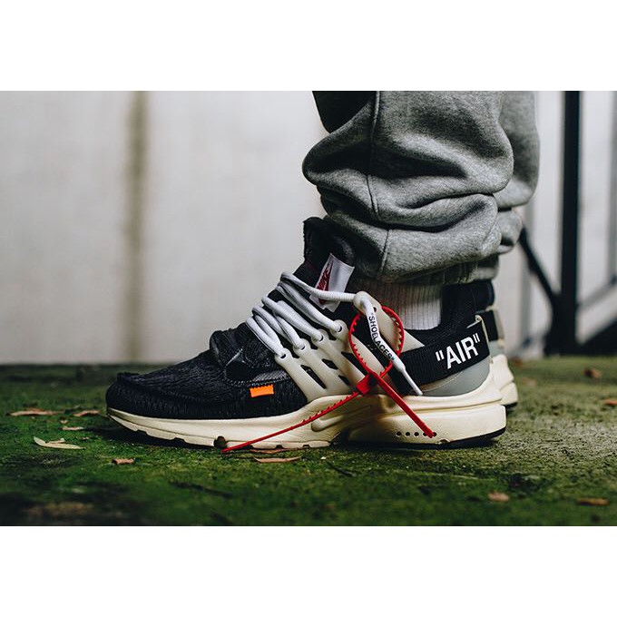 Sepatu Pria - Off White x Nike Air Presto Black - PRM