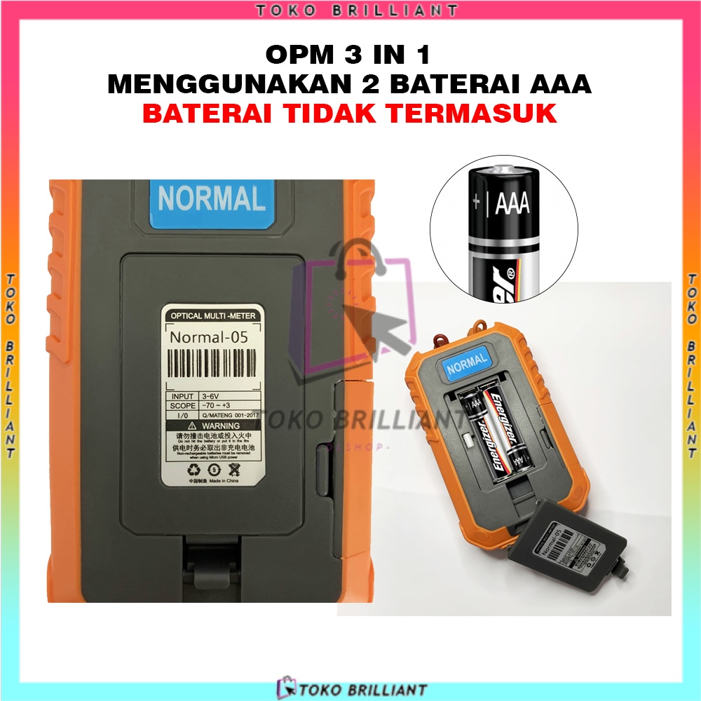 OPM 3 in 1 OPM VFL Network Cable Test  3 in 1 Optical Power Meter 3 in 1 [Asli bisa COD]