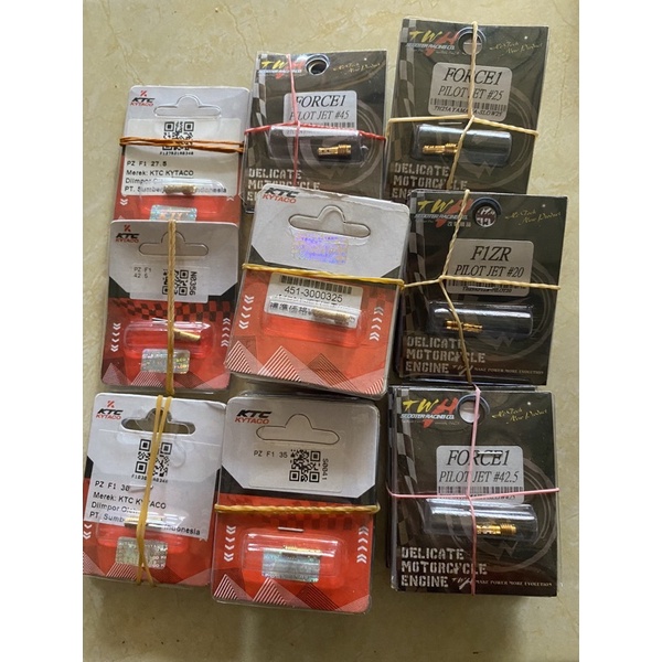 PILOT JET FIZ R KTC/TWH RACING UKURAN 17,5 SAMPAI 60