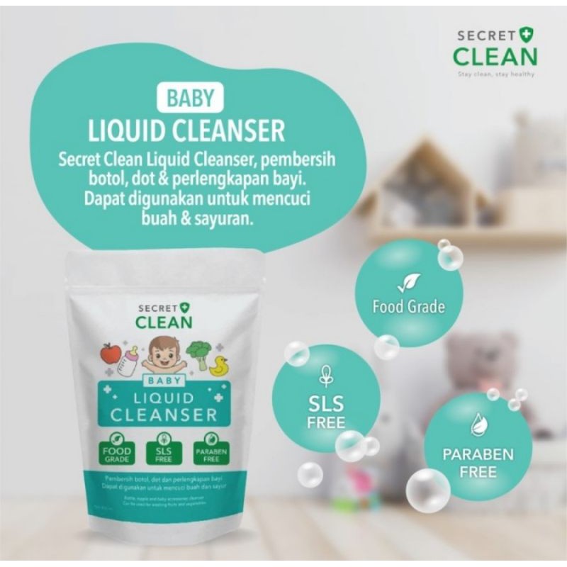 Secret Clean Baby Liquid Cleanser 450ml
