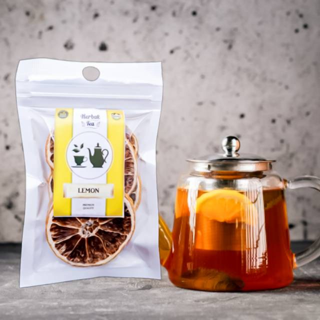 Teh Lemon Kering Iris Dried Lemon Teh Herbal Herbal Tea Shopee Indonesia