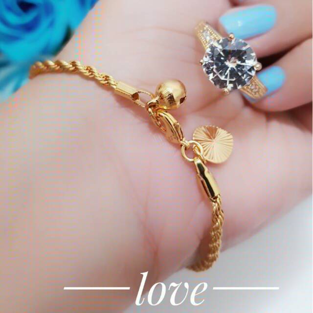 gelang plus cincin xuping