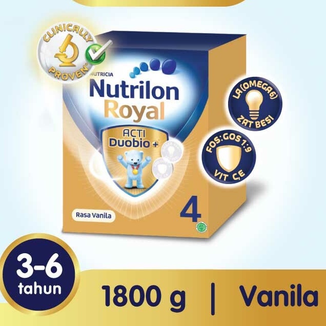 

Nutrilon Royal 4 Vanila Susu Pertumbuhan Bubuk 1800 GR