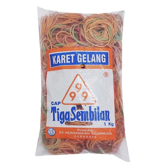 Karet Gelang Kiloan Cap TIGA SEMBILAN isi 1000 gram 1 kg