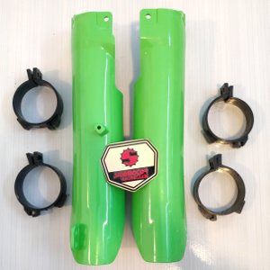 Cover Shockbreaker Depan / Cover Shock Depan Kawasaki KLX 150 Type BF Hijau