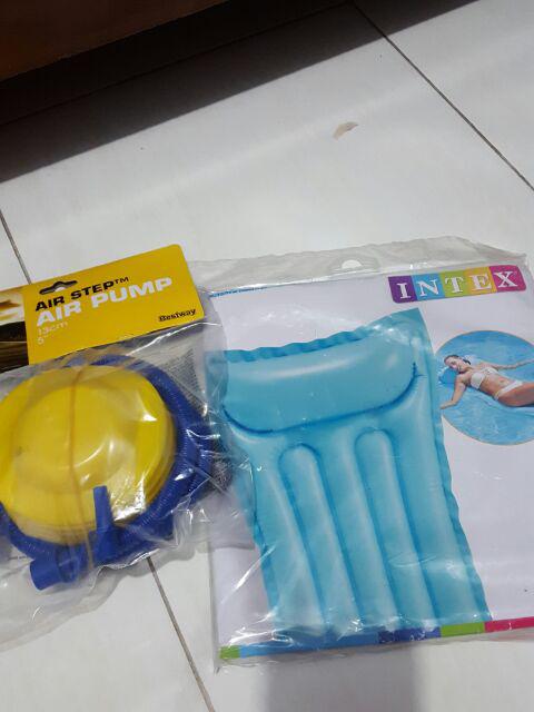 Intex Glossy Mat Lounge Inflatable. Matras / Kasur Kolam Renang