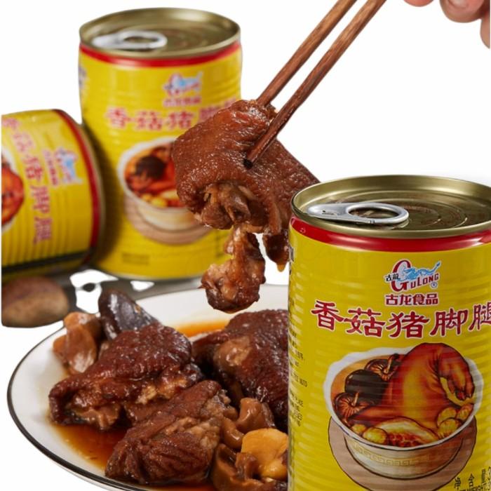 

Gulong Pork Leg With Mushroom 397gr / Kaki Babi Kaleng Dengan Jamur