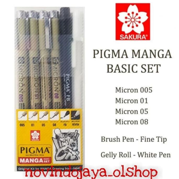 

[COD] Pigma Manga Basic Set FREE ONGKIR Kode 400