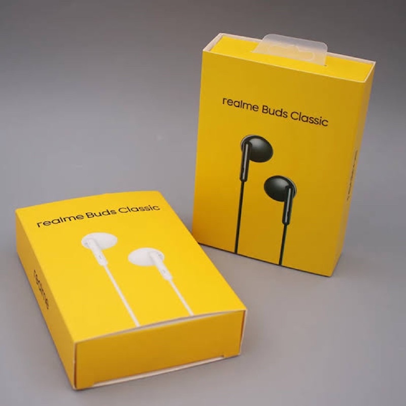 Earphone Realme Bass Stereo + Microphone Headset Realme 7 7i C17 C3 C11 C12 C15 C20 C21 C25 c31 c35 bass