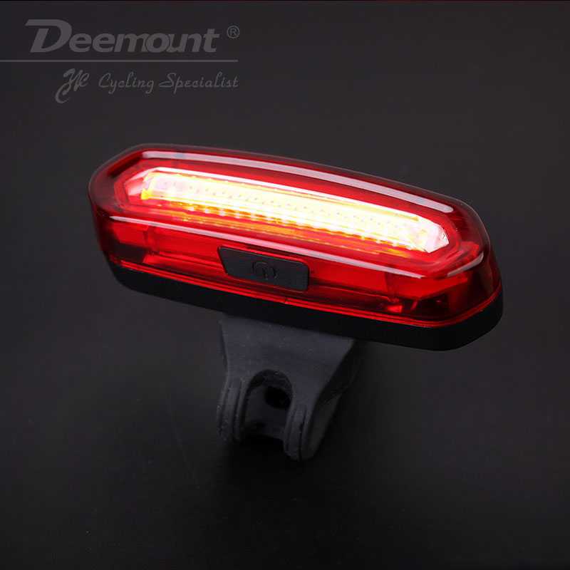 Deemount Lampu Sepeda LED Taillight USB Rechargeable 120 Lumens DC-115