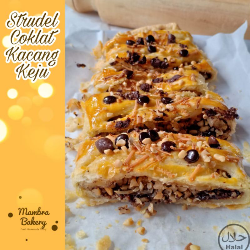 

Strudel Coklat kacang Keju