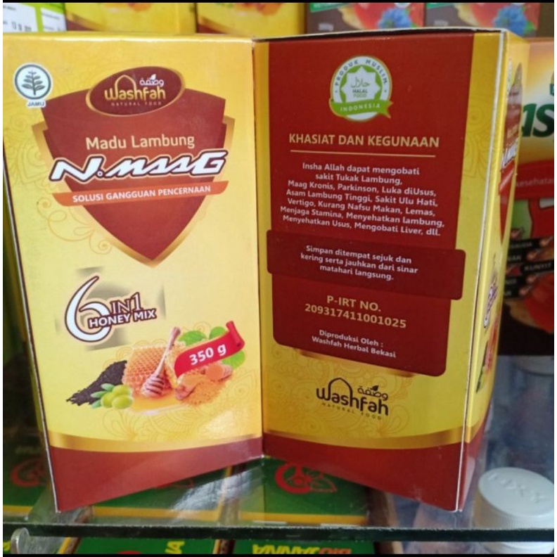 MADU LAMBUNG NMAAG WASHFAH 350 Gram