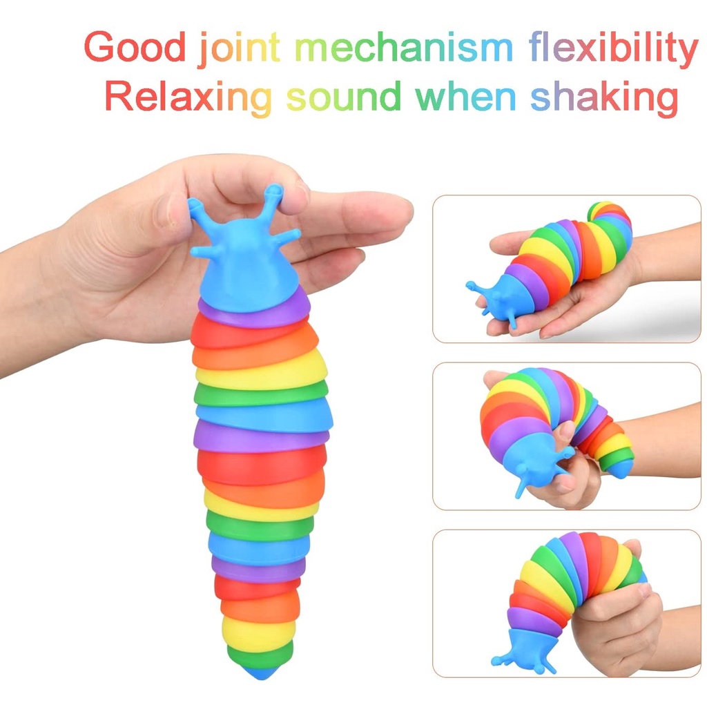 Jual [LOGU] Fidget Slug Fidget Toy, Sensory Toys for Autistic, Anxiety