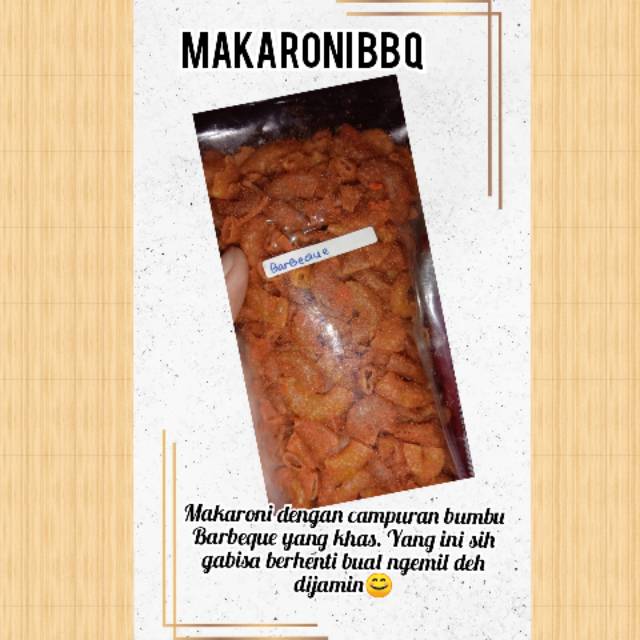 

Makaroni Pedas Barbeque/Cemilan Enak/ Mo Sambal Ngemil