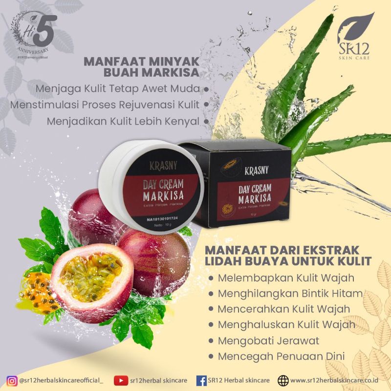 KRASNY DAY CREAM SR12 BPOM & KRASNY NIGHT CREAM SR12