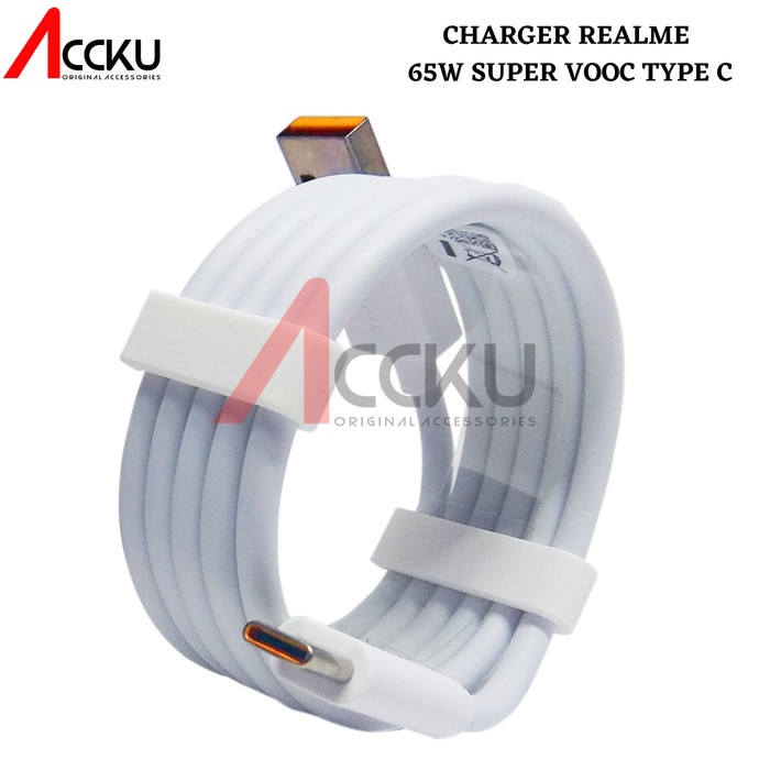 Charger Realme 65W Super Vooc Fast Charging Type C Charger Realme Flash Charging Original