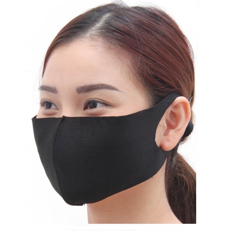 Masker Kain Non Medis Bahan Scuba Model Korea Skuba Bisa Dicuci