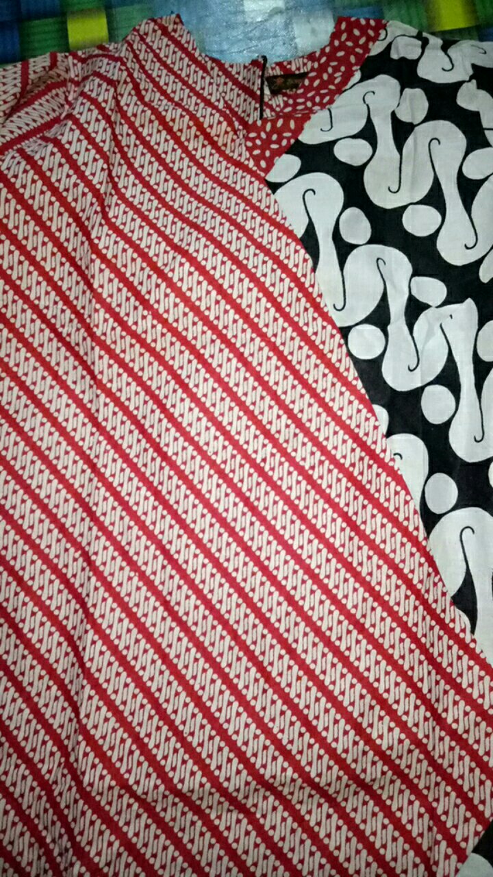 Blus Andara Atasan Baju Batik Wanita Kerja Kantor Modern..