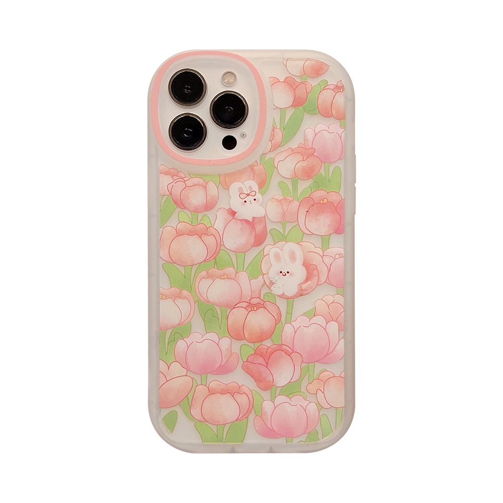 Soft Case Desain Bunga Oval Tahan Banting Untuk Vivo Y20 Y20A Y20i Y20S Y95 Y93 Y91 Y91i Y11 Y12 Y17 Y21 Y21S Y15A Y33S Y85 V9 Y19 Y5S Y55 Y75 Y32 Y50