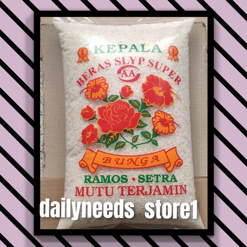 

BERAS SETRA RAMOS CAP BUNGA KEMBANG 5KG
