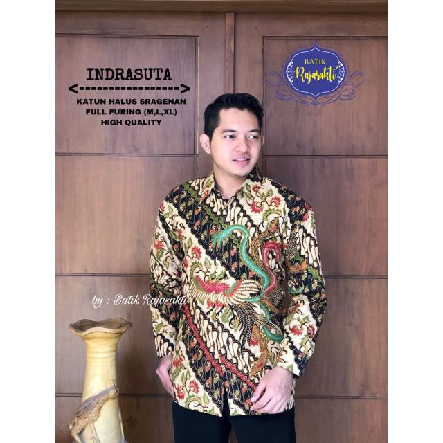 ATASAN KEMEJA BATIK PRIA LENGAN PANJANG