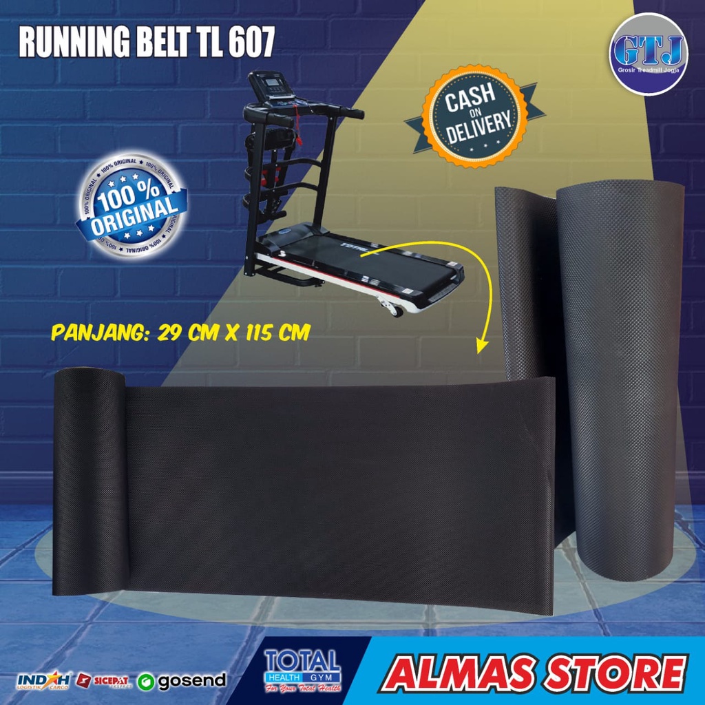 Karpet Running Belt Sparepart Treadmill Threadmill  Treadmil Tredmill Trademill Tretmil Treatmill Tr