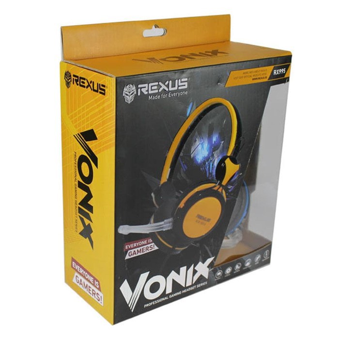 Trend-Rexus Headset Gaming RX-995 Plus Spliter Audio