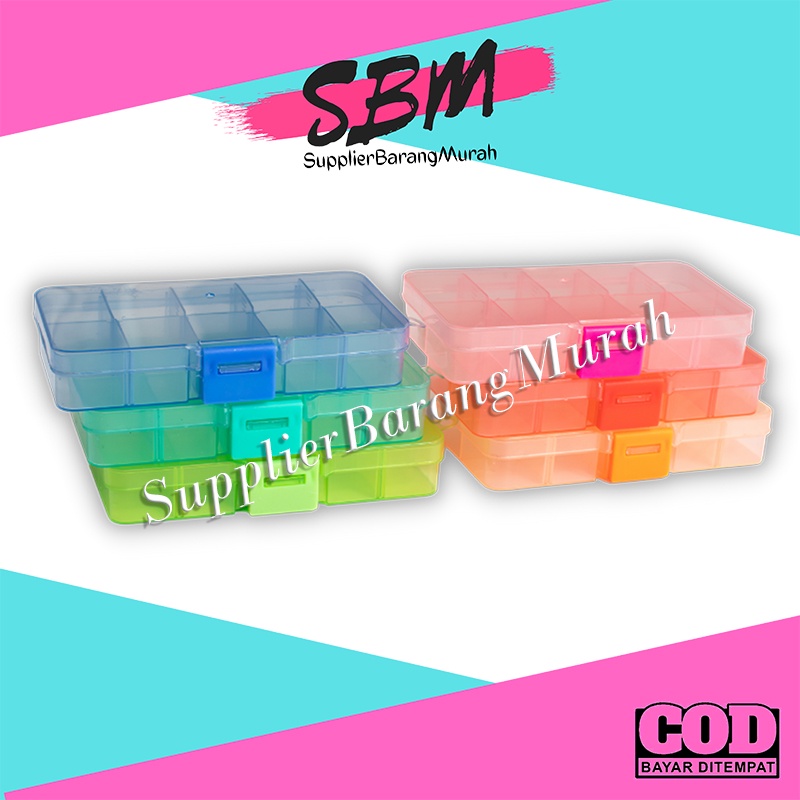 Kotak Obat Harian Sekat 10 Multifungsi barang bonus bonusan hadiah RT1173