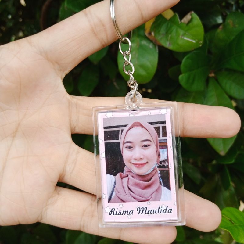 Custom Gantungan Kunci Akrilik Spotify Foto unik murah Berkualitas [BISA COD]-1