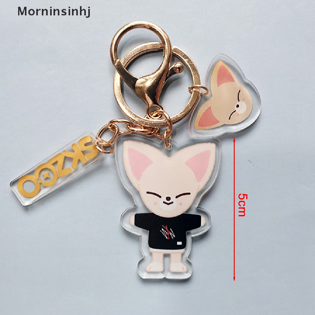 Mornin Stray Kids Cartoon SKZOO Key Chain Gantungan Kunci Akrilik Berkualitas Aksesoris Tas id