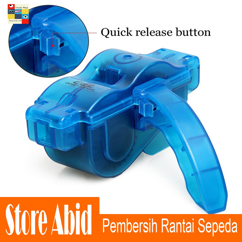 Alat Pembersih Rantai Sepeda Portable / Bicycle Chain Cleaner