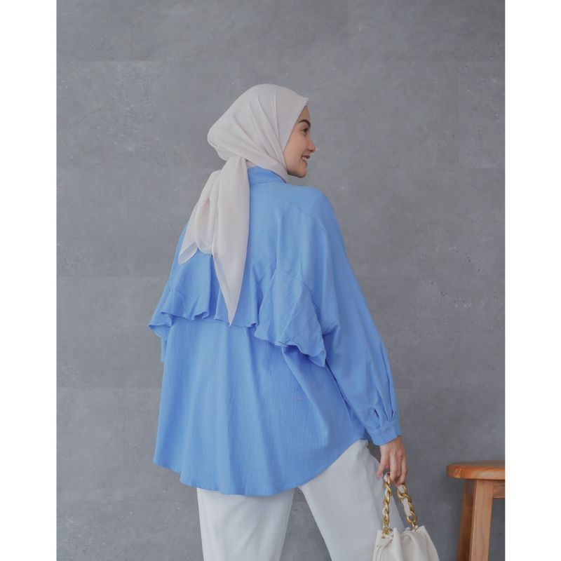 Kemeja Wanita Oversize Linen / Tiny Shirt