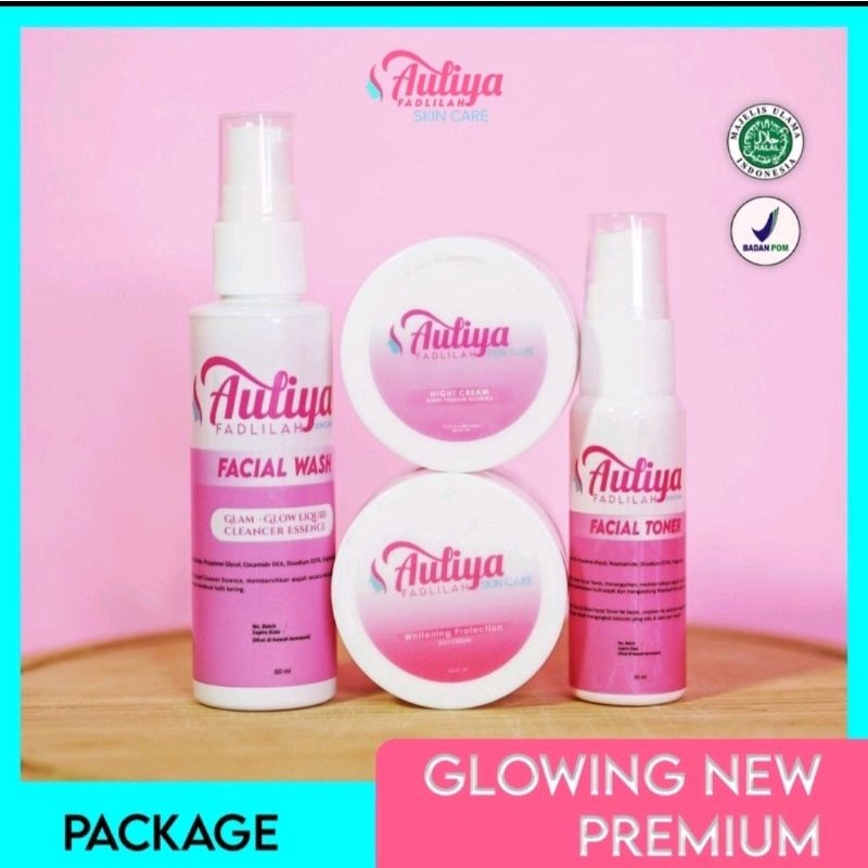 AULIYA FADLILAH SKINCARE PAKET GLOWING PREMIUM