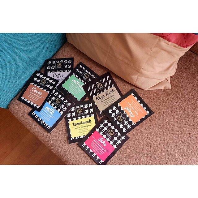 Masker organik / masker rempah / masker bubuk / organic mask joefie / face mask 15gram / joefie mask