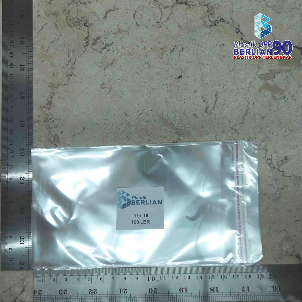 

Plastik OPP 10 X 16 CM 20 MIC 100LBR Lem Atau Seal