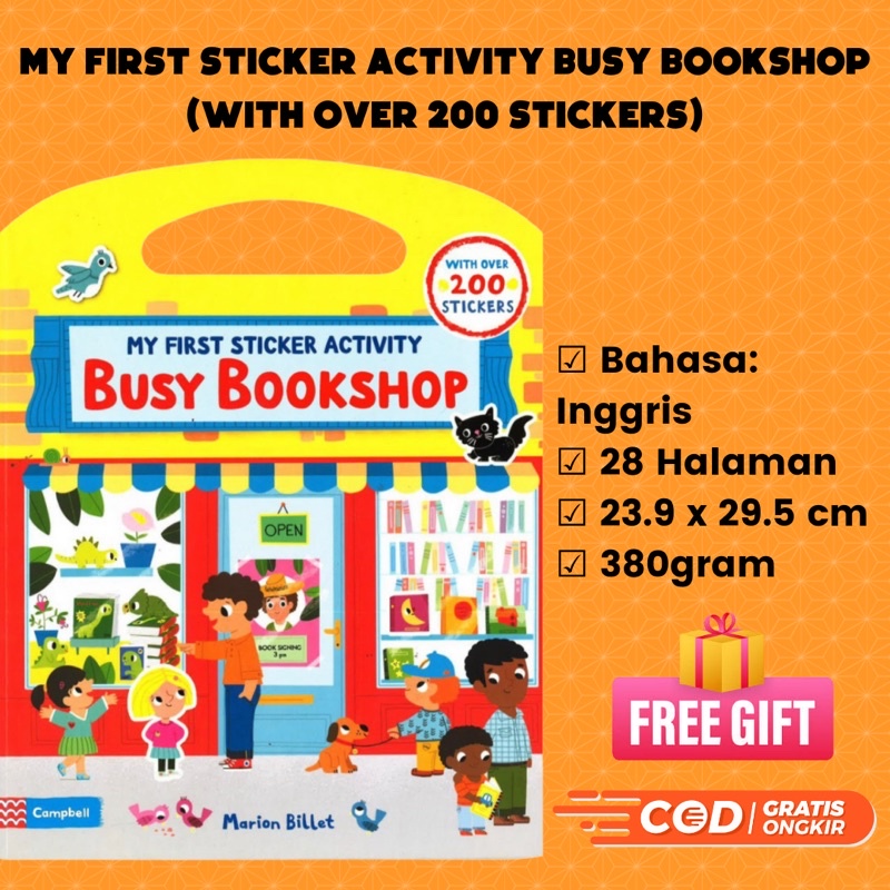 

Buku Aktivitas Sticker Anak Campbell Busy Bookshop My First Sticker Activity