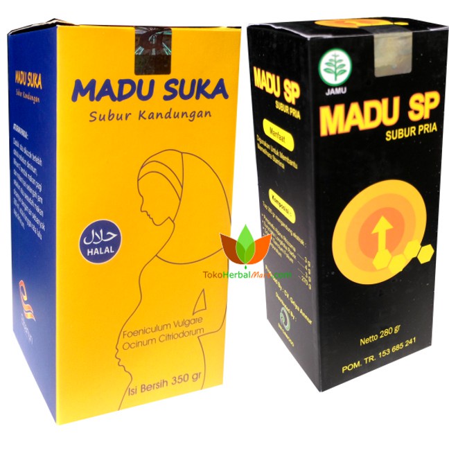 PAKET MURAH KESUBURAN PRIA WANITA : MADU SUKA (MADU SUBUR KANDUNGAN) & MADU SP (MADU SUBUR PRIA), bu